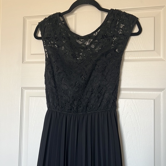 NWT Jolie Moi Lace Bodice Pleated Dress - Picture 2 of 12